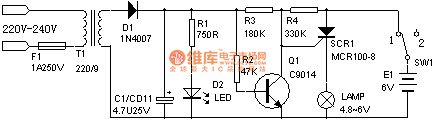 Rechargeable flashlight circuit 1 (5)