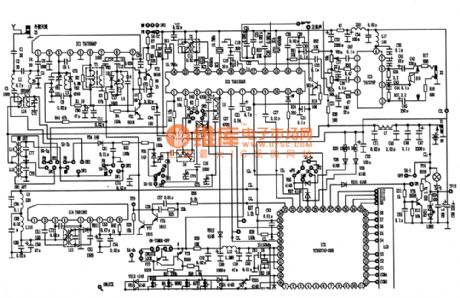 TC9307AF-008 digital-tuning microprocessor integrated circuit