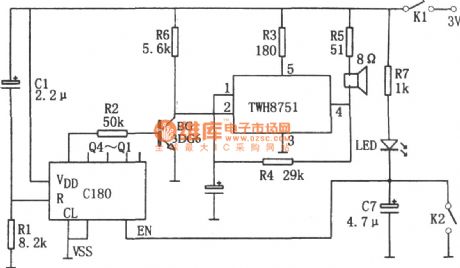 135 film positioner (C180、TWH8751) circuit