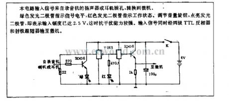 Recorder to microcomputer translation circuit