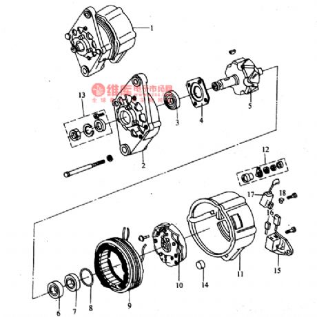 Nanjing IVECO light car AC motor circuit diagram