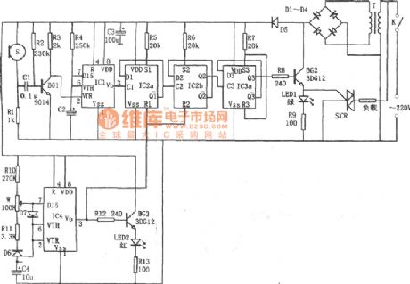 Anti-interfere voice control switch circuit