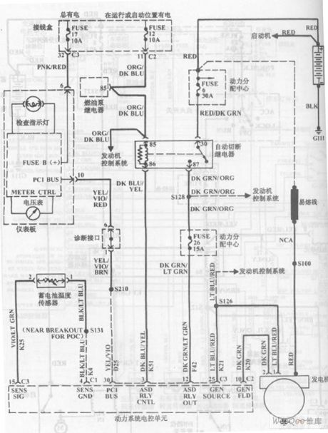 Beijing grand cherokee car charging marine system circuit diagram