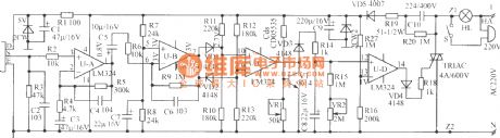 Infrared alarm switch circuit diagram