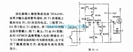 SIPMOS transistor push pull control circuit