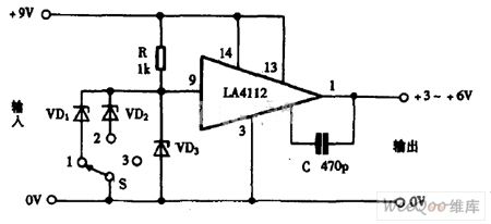 Using LA4112 as regulated power supply circuit diagram