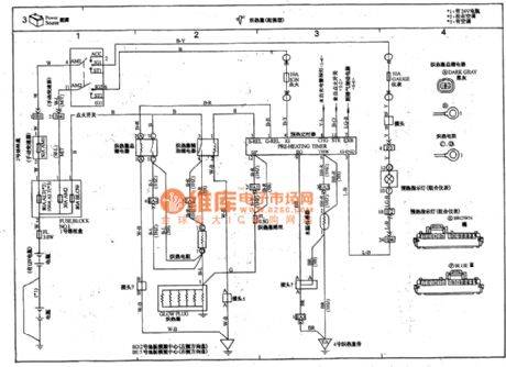TOYOTA COASTER coach pre-plug(super model) circuit wiring circuit diagram