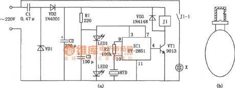 The sub-ultrasonic remote control switch circuit