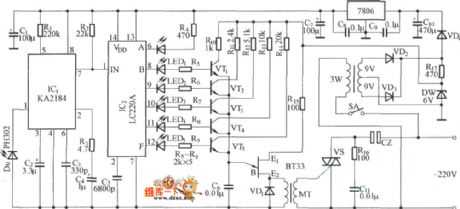 Infrared Remote Control Voltage Regulation Circuit