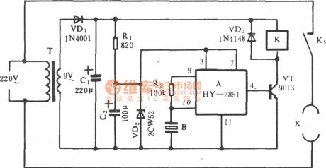 Fan sub-ultrasonic remote control switch circuit (1)