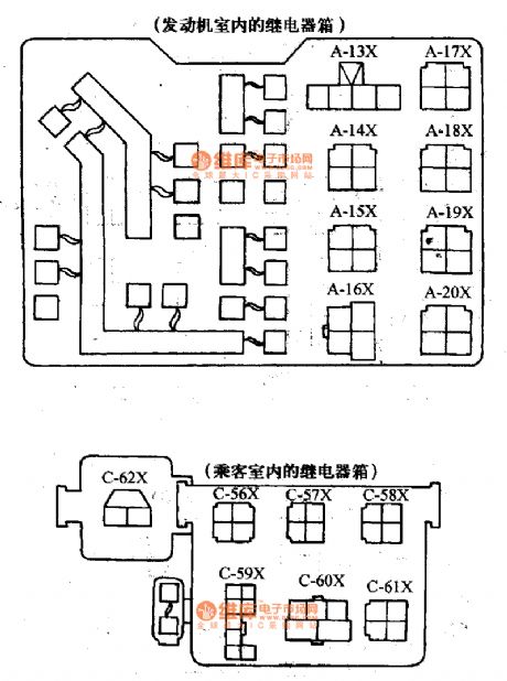 Mitsubishi Pagerlo light off-road vehicle circuit relay position circuit diagram