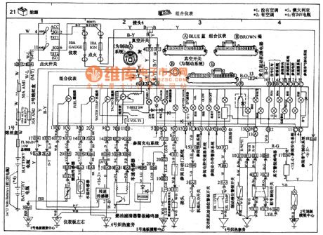 TOYOTA COASTER coach combined meter circuit wiring circuit diagram