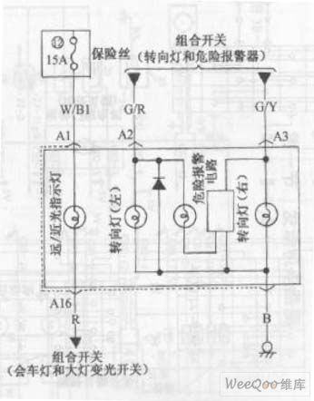 Changan Star multi-purpose vehicle combination instrument circuit diagram 2