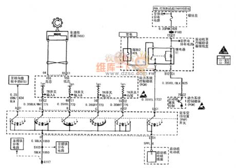 Buick Century car automatic transmission circuit diagram(3)