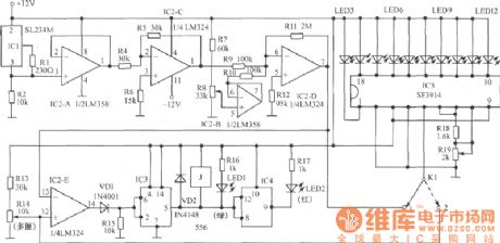 Analog temperature controller circuit diagram