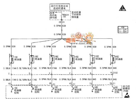 Buick Century car motor circuit diagram(4)