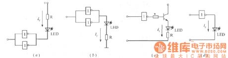 The LED driver circuit diagram with CMOS op amp