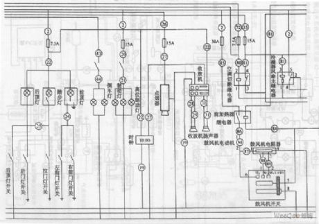 Jinbei SY6480AF passenger vehicle circuit diagram 3