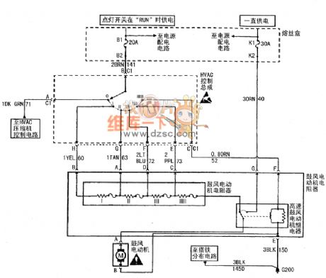 Buick Century car HVAO system circuit diagram(1)