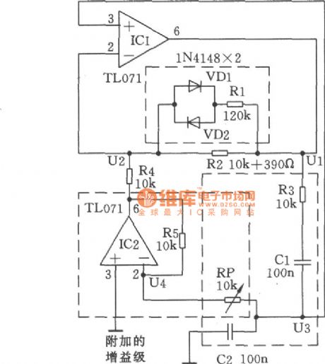 Wien Oscillator Regulator Circuit