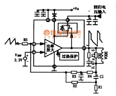 TDA8177F integrated block internal box circuit