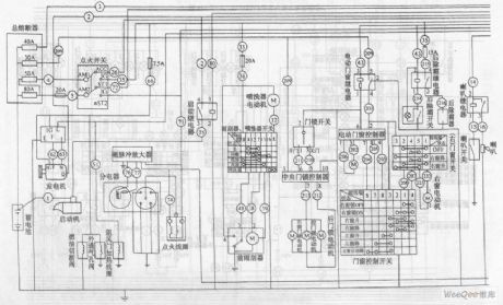 Jinbei SY6480AF type passenger vehicle circuit diagram 1
