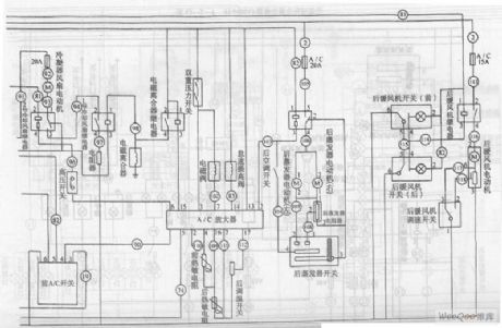 Jinbei SY6480AF type passenger vehicle circuit diagram 4