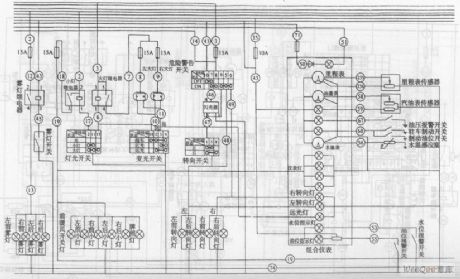 Jinbei SY6480AF type passenger vehicle circuit diagram 2
