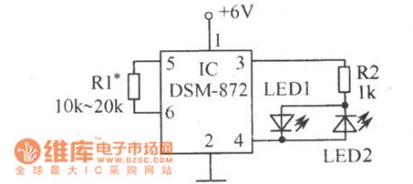 DSM-872 Typical application circuit (1) circuit diagram