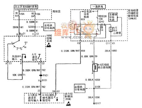 Buick Century car HVAO system circuit(3)