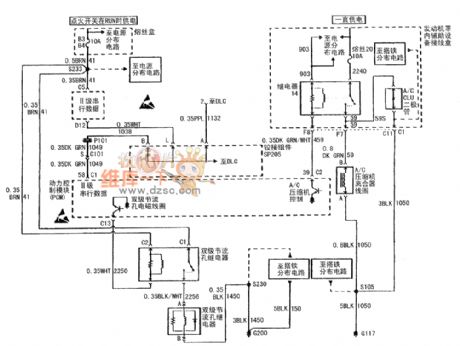 Buick Century car HVAO system circuit(4)