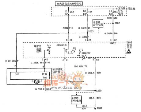 Buick Century car HVAO system circuit(5)