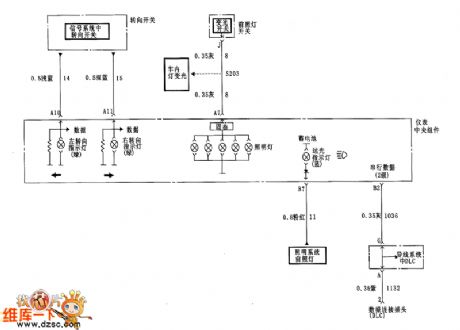 Buick combination instrument circuit diagram three