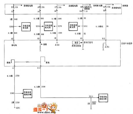 Buick combination instrument circuit diagram one