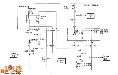 Buick foglight circuit diagram one