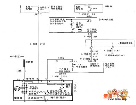 Buick charging system circuit diagram