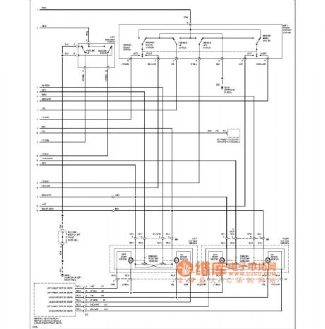 Buick automatic memory seats and rearview mirror circuit diagram