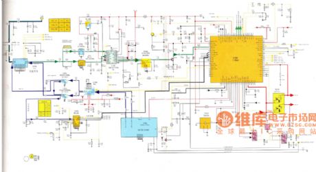 MOTOROLA V70 mobile rf circuit principle diagram