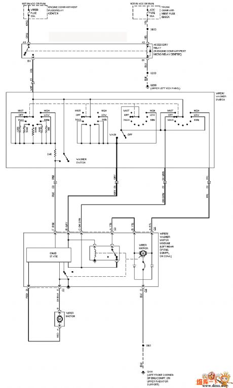 Kai Tai Lake wiper washer circuit diagram