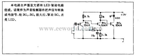 Sound control electronic corsage circuit