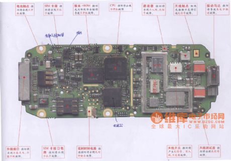 DongXin EL610 mobile phone maintenance circuit diagram