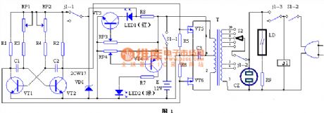 100W VMOS pipe inverted power supply circuit
