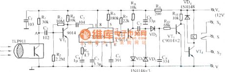 Long-range infrared remote circuit diagram