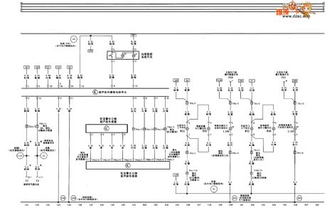 Audi A6 saloon car automatic transmission circuit diagram six