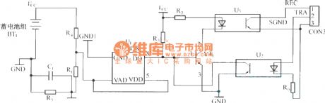 DS2438 used for measuring traction battery packs circuit
