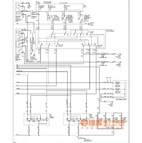 Buick external light circuit diagram( with light dimming control)