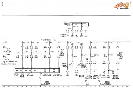 Audi A6 saloon car automatic transmission circuit diagram two