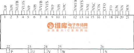 PS21255 pin array diagram