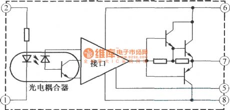 M57957L/M57958L internal structure and working principle diagram