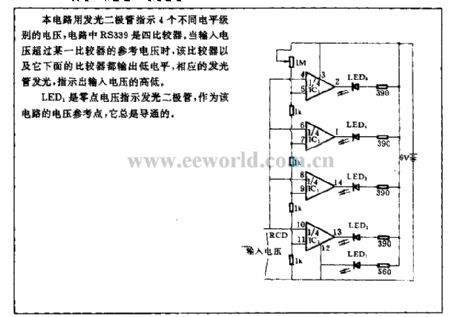 LED voltage measurement circuit